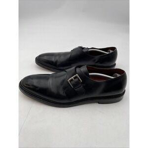 Allen Edmonds Monk Buckle Strap Loafers Men Size 13 Black Leather Dress Shoes
